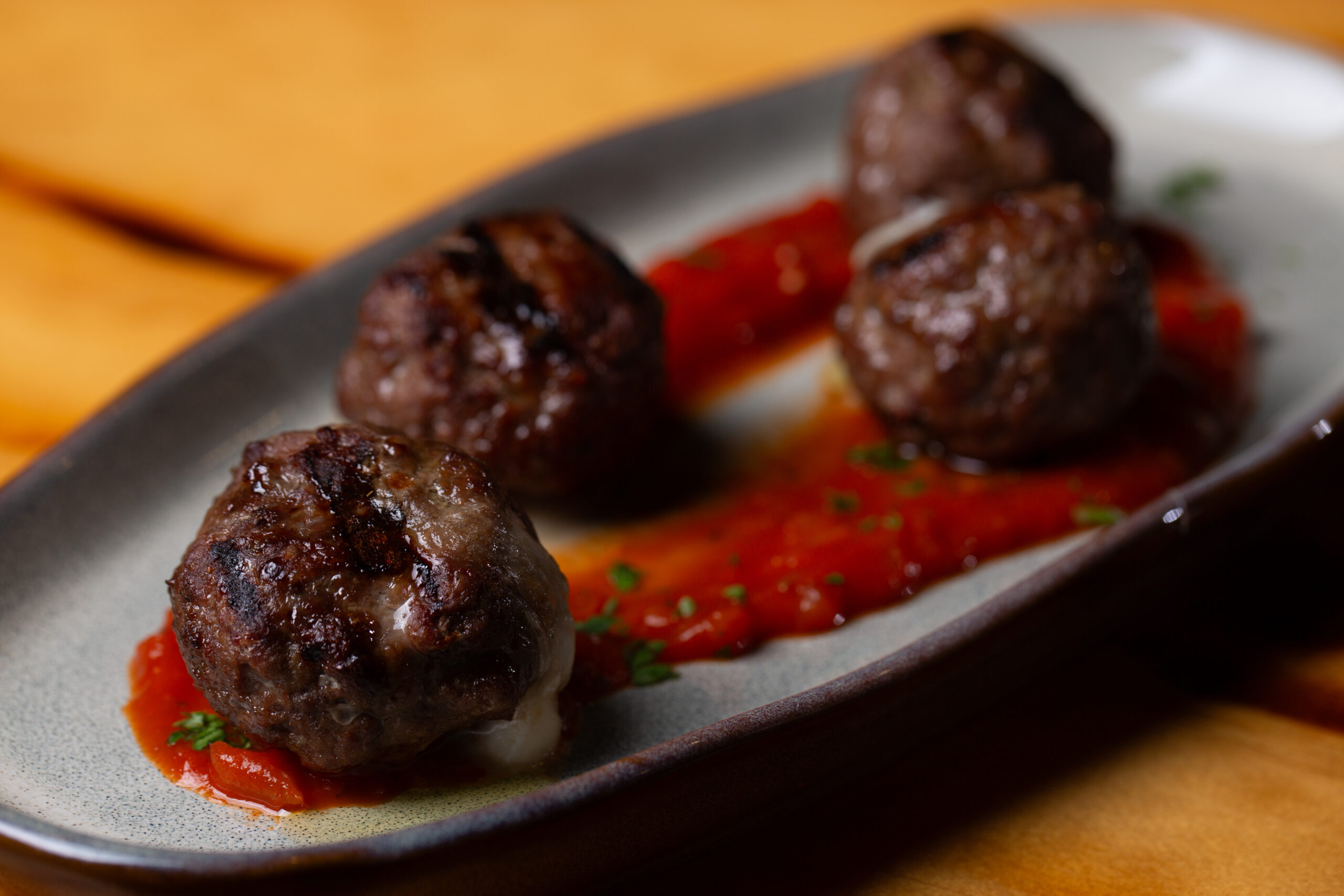 Grilled Stuffed Meatballs