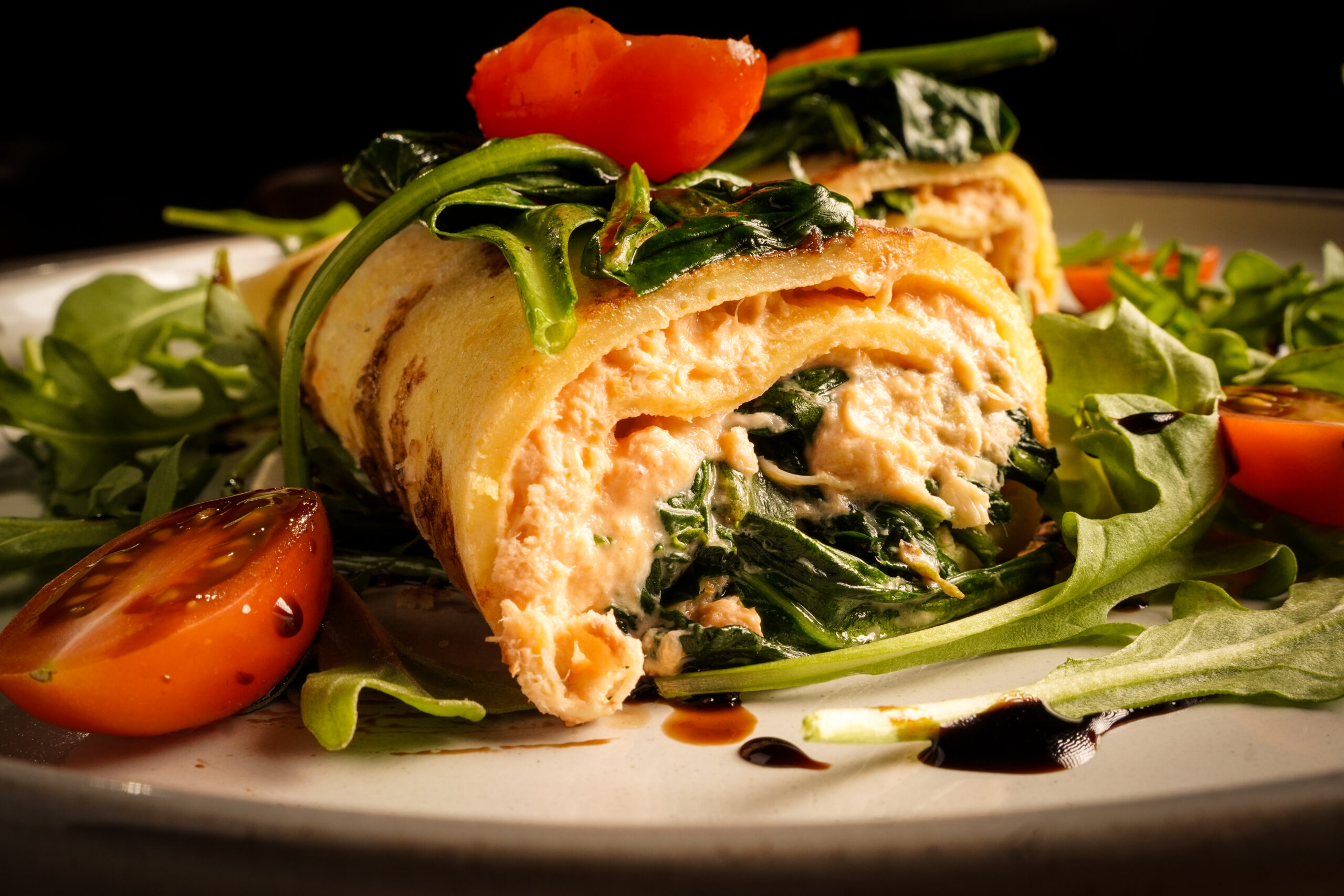 Chicken & Spinach Crepioca